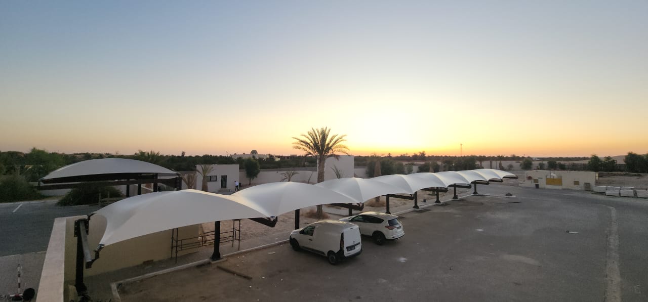 The Residence Douz — Terrace and Restaurant Canopies