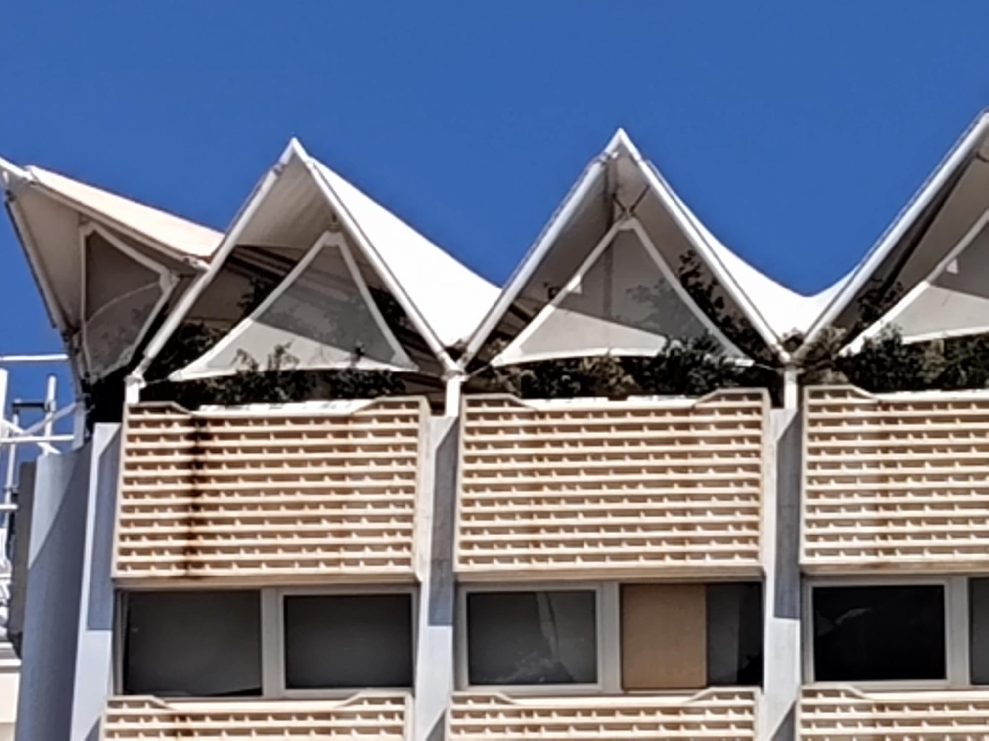 BNA Headquarters — Rooftop Canopy, Tunis